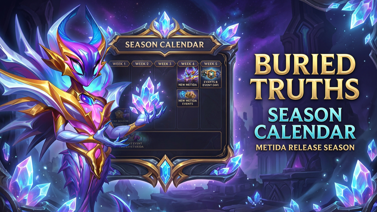 Buried Truths Season Calendar