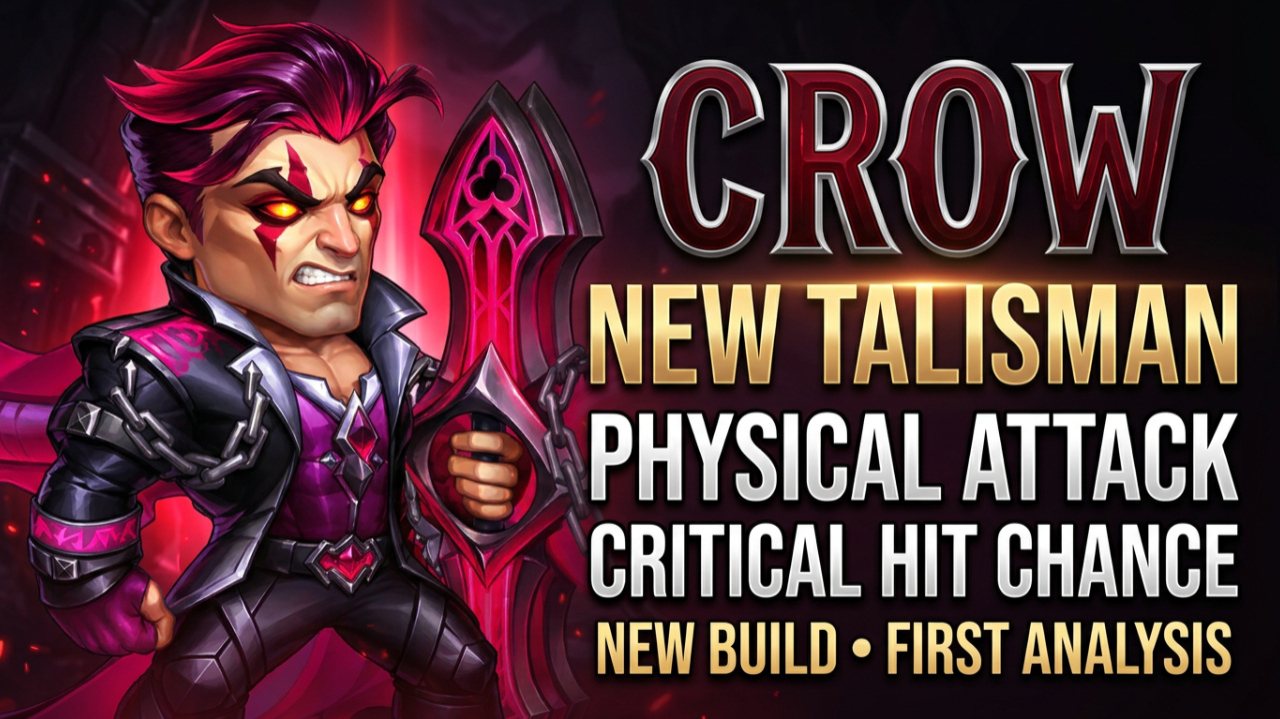 Crow New Talisman Physical Attack and Critical Hit Chance